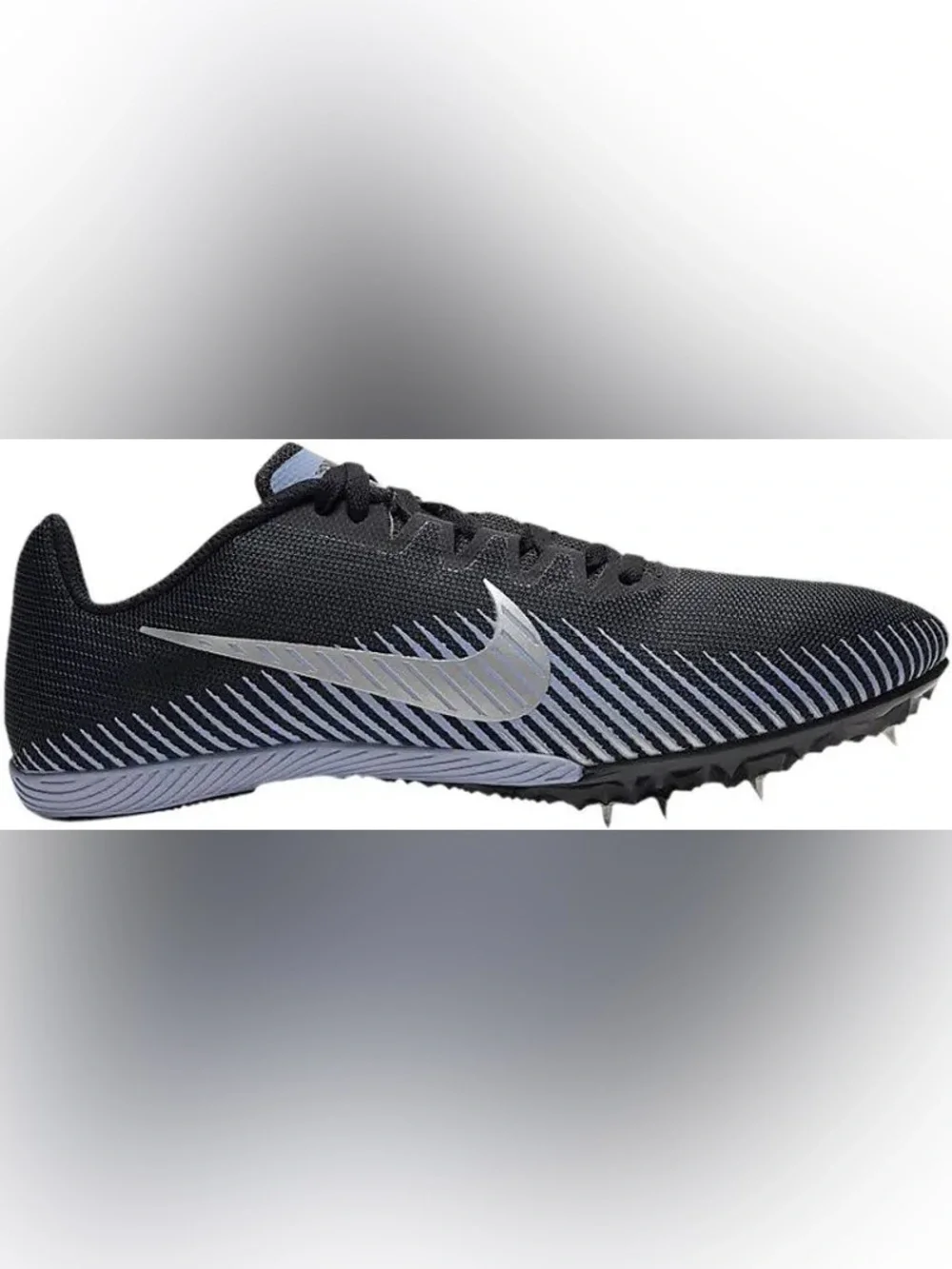 Nike Men’s Black and Silver Sprint Track Spikes - NEW (not in box) size 11